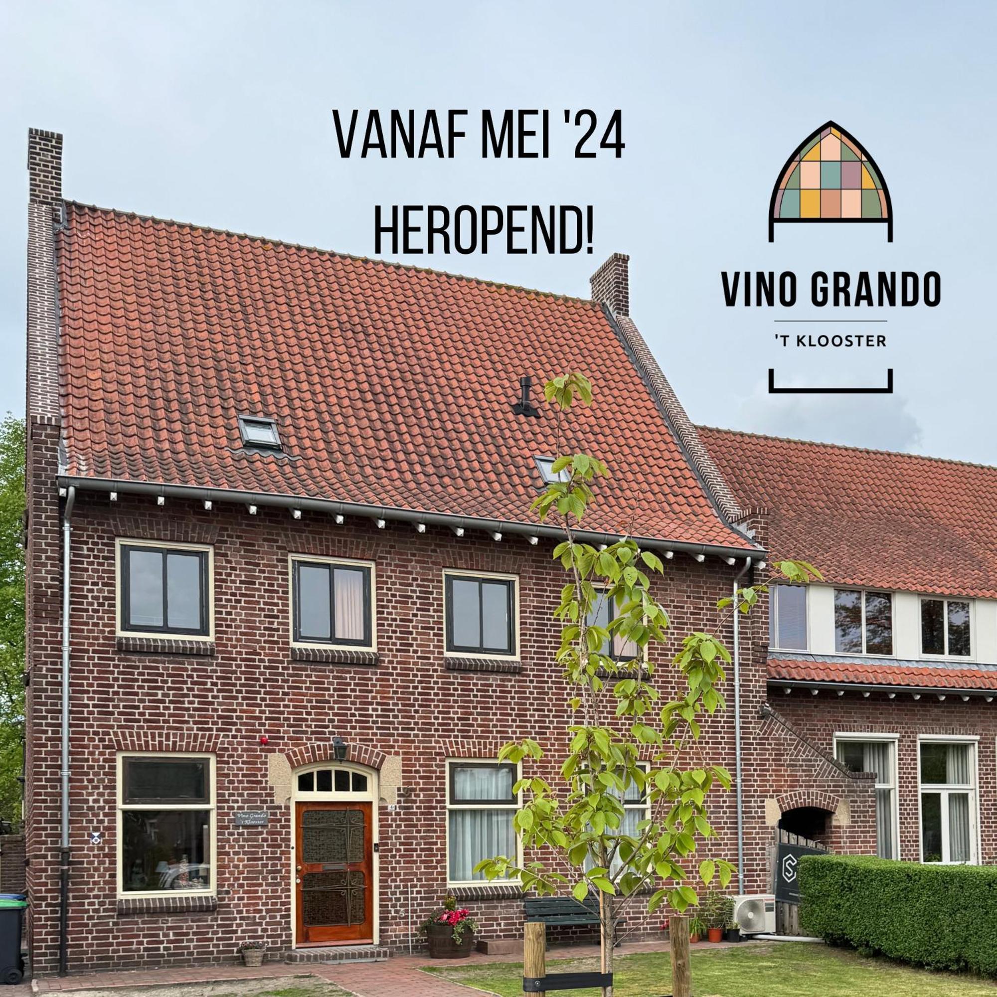 Vino Grando 'T Klooster Bed and Breakfast Odiliapeel Eksteriør billede